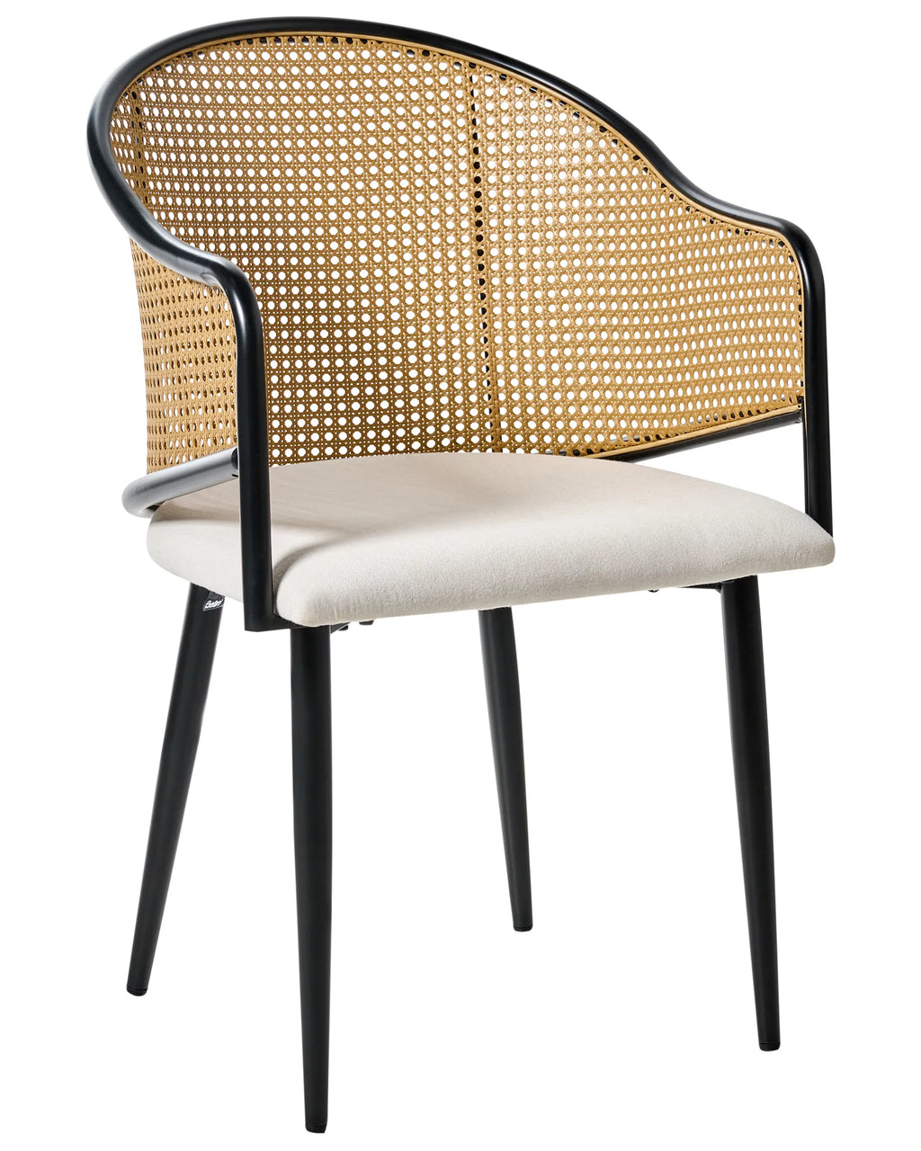 Set of 2 Dining Chairs WEIMAR Metal Black