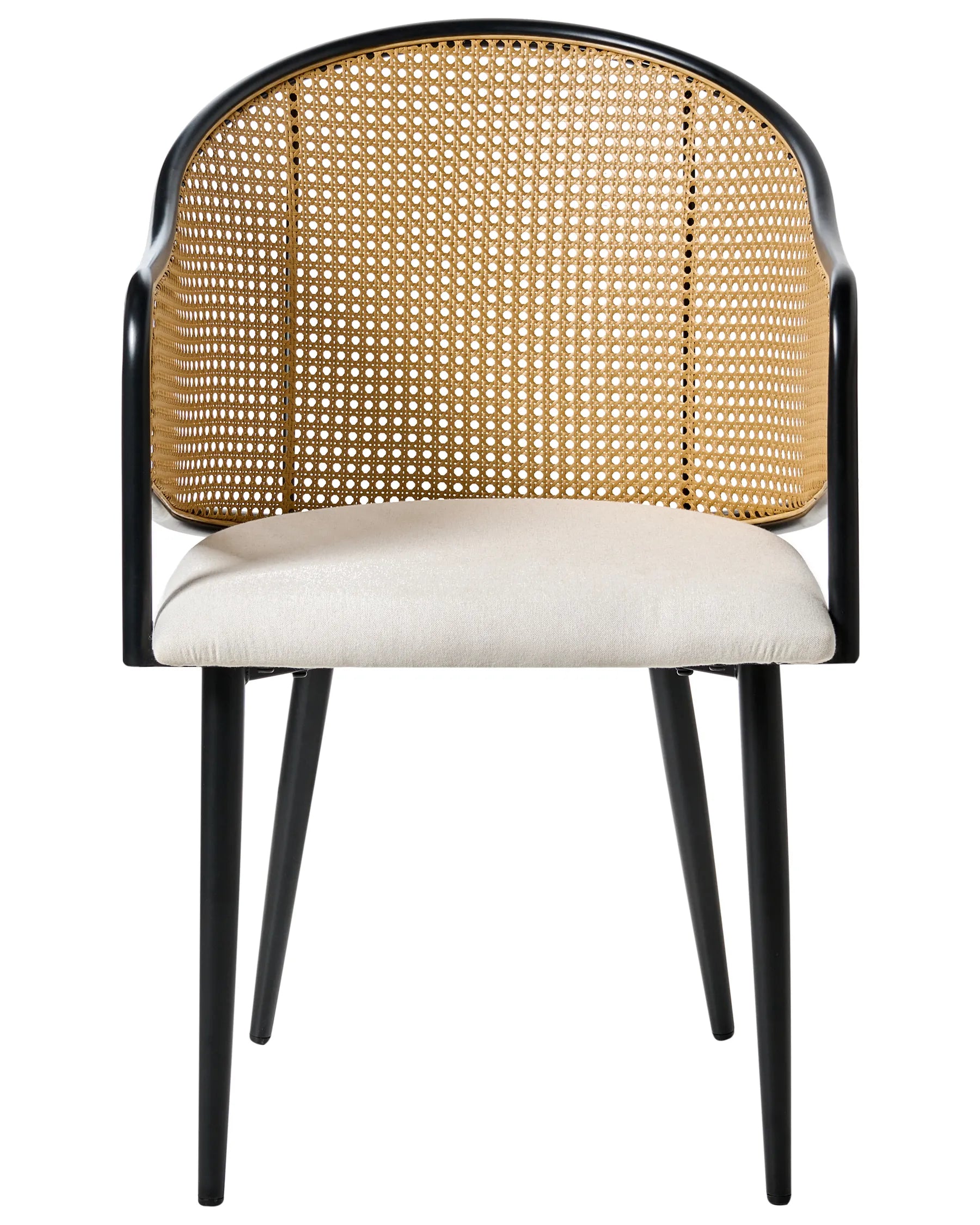 Set of 2 Dining Chairs WEIMAR Metal Black