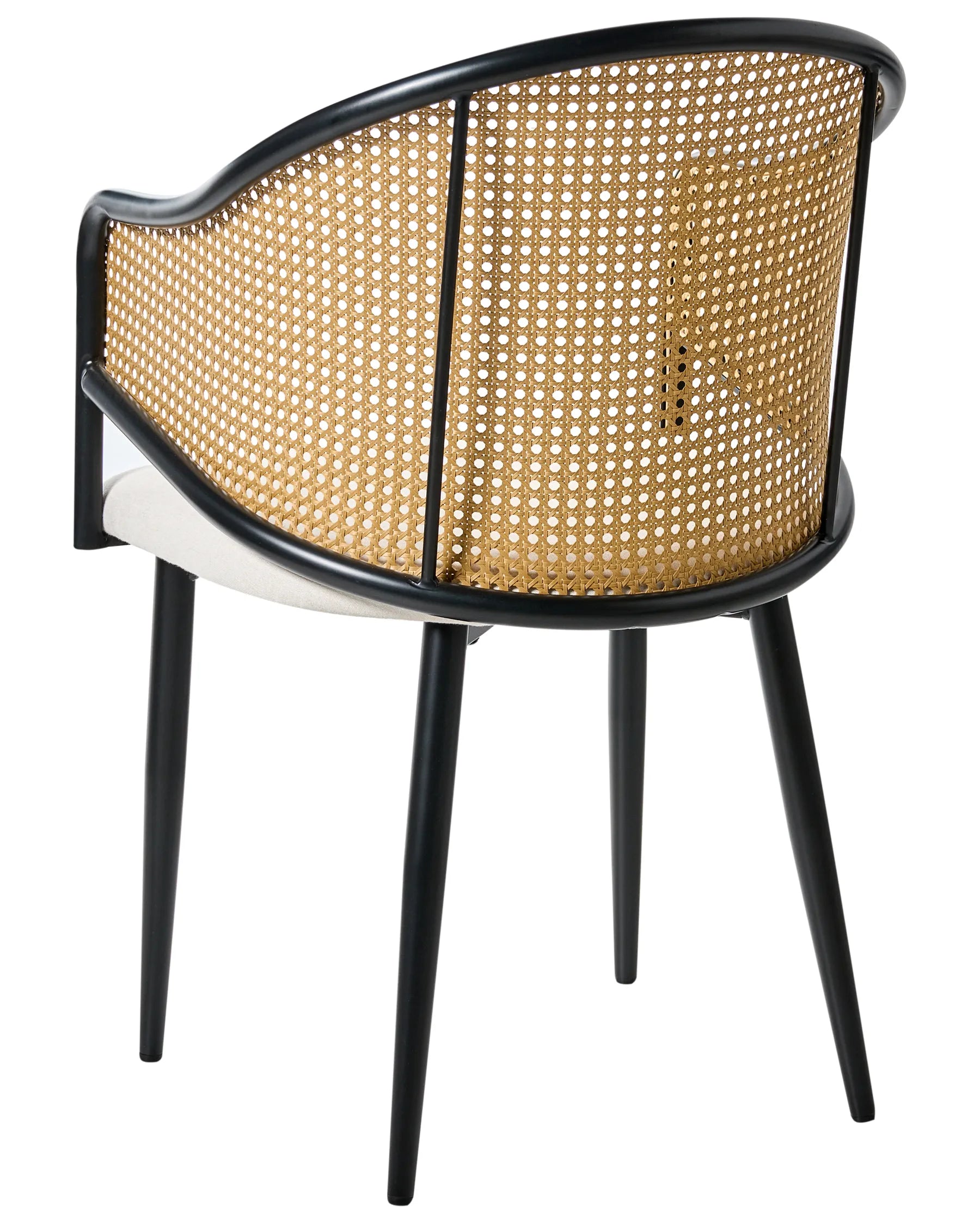 Set of 2 Dining Chairs WEIMAR Metal Black