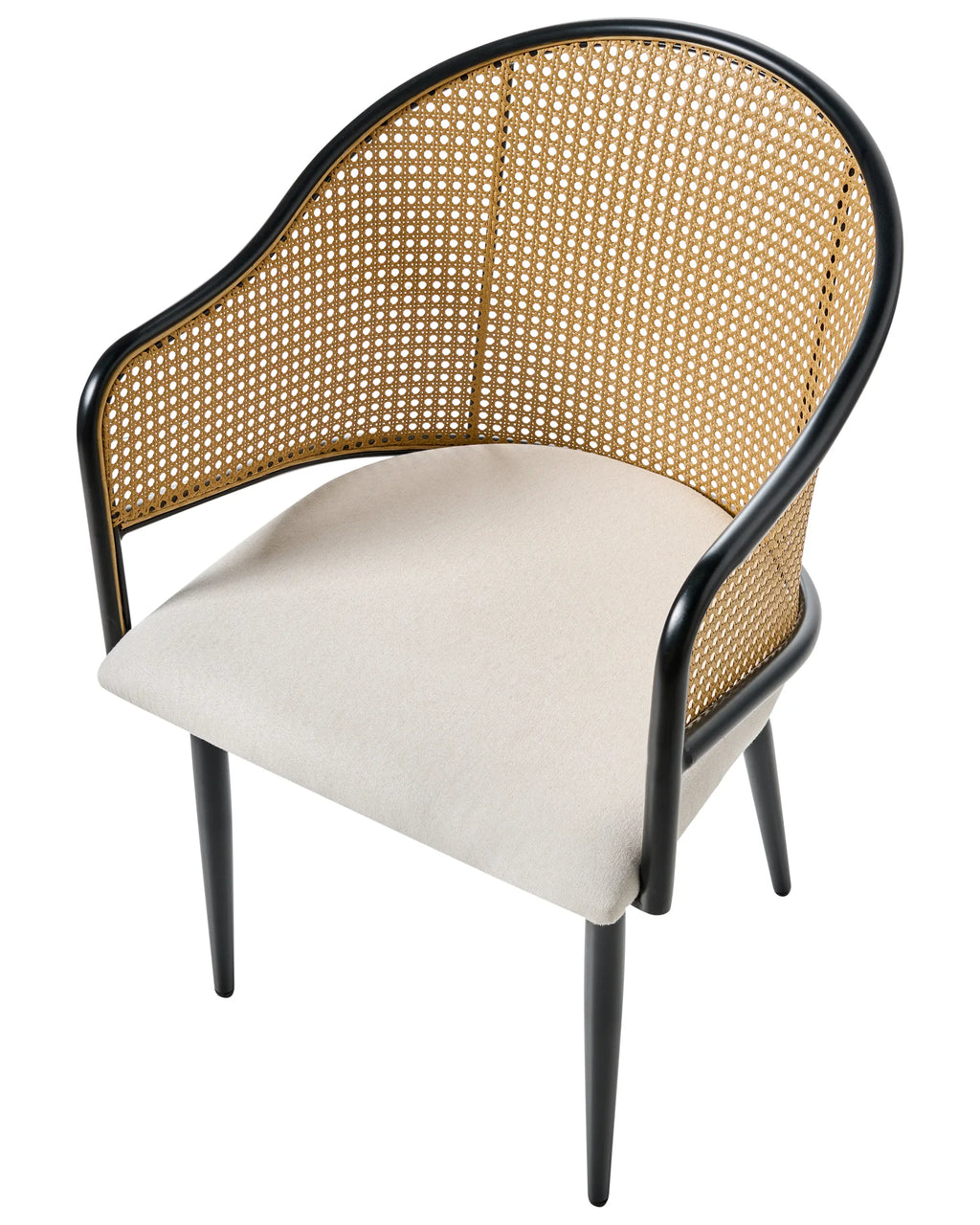 Set of 2 Dining Chairs WEIMAR Metal Black