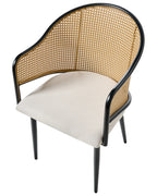 Set of 2 Dining Chairs WEIMAR Metal Black