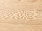 Extending Dining Table LARTO Light Ash Wood 180/220 cm 90 cm