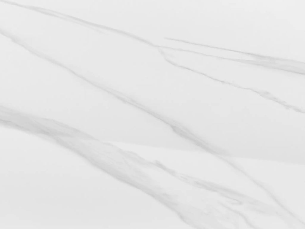 Dining Table ALBINA White Marble 120 cm 120 cm
