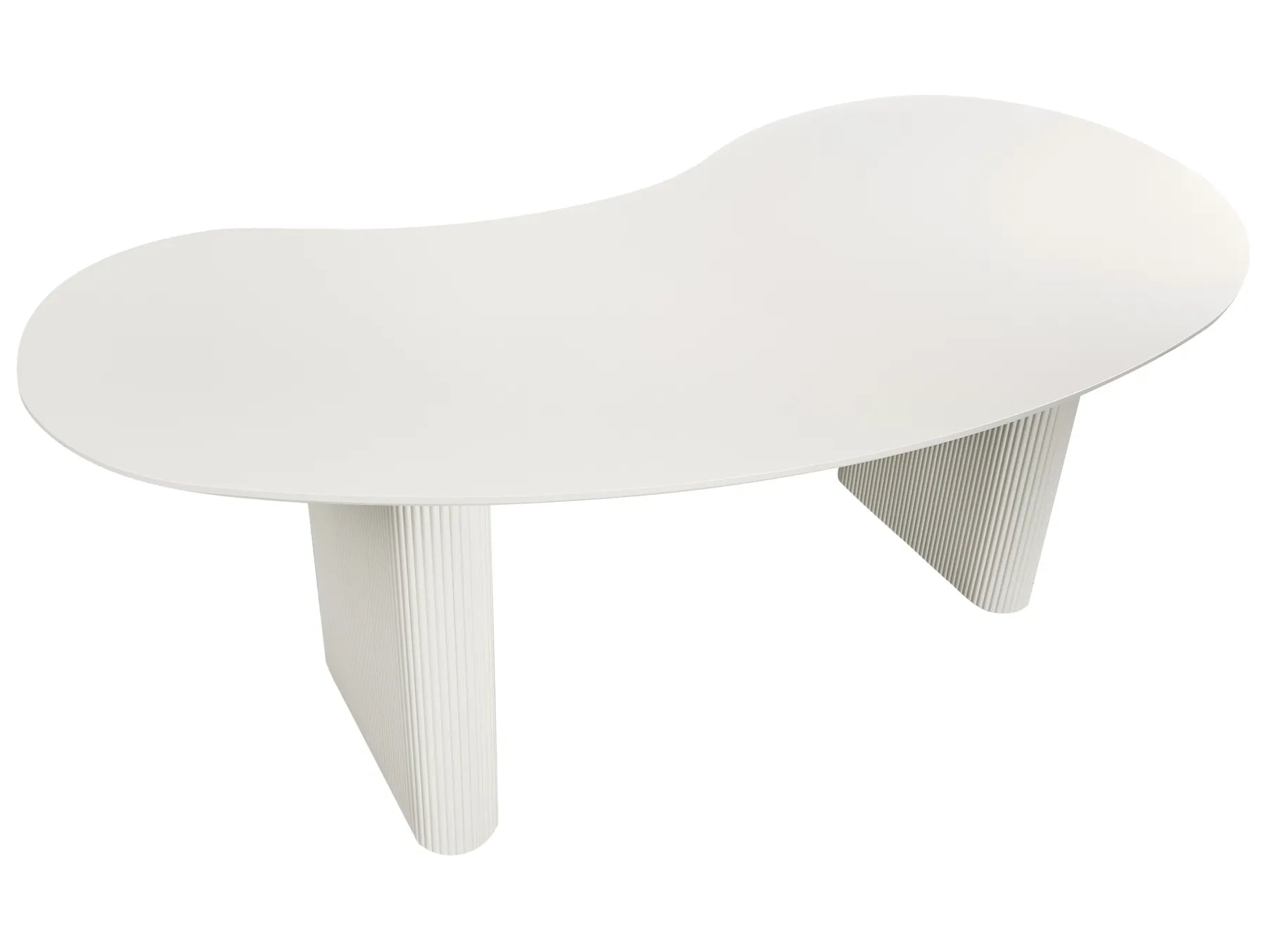Dining Table PEERY White 198 cm 93 cm