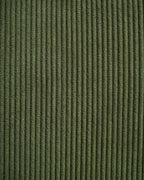 Set of 2 Dining Chairs HILDEN Corduroy Green