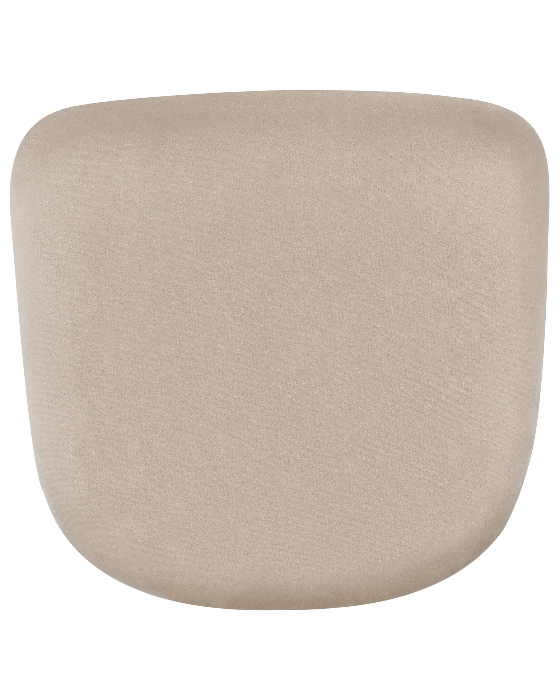 Rocking Chair ELLAN Velvet Beige