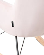 Rocking Chair ELLAN Velvet Pink