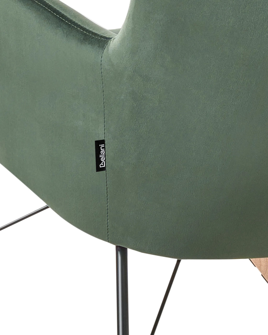 Rocking Chair ELLAN Velvet Dark Green