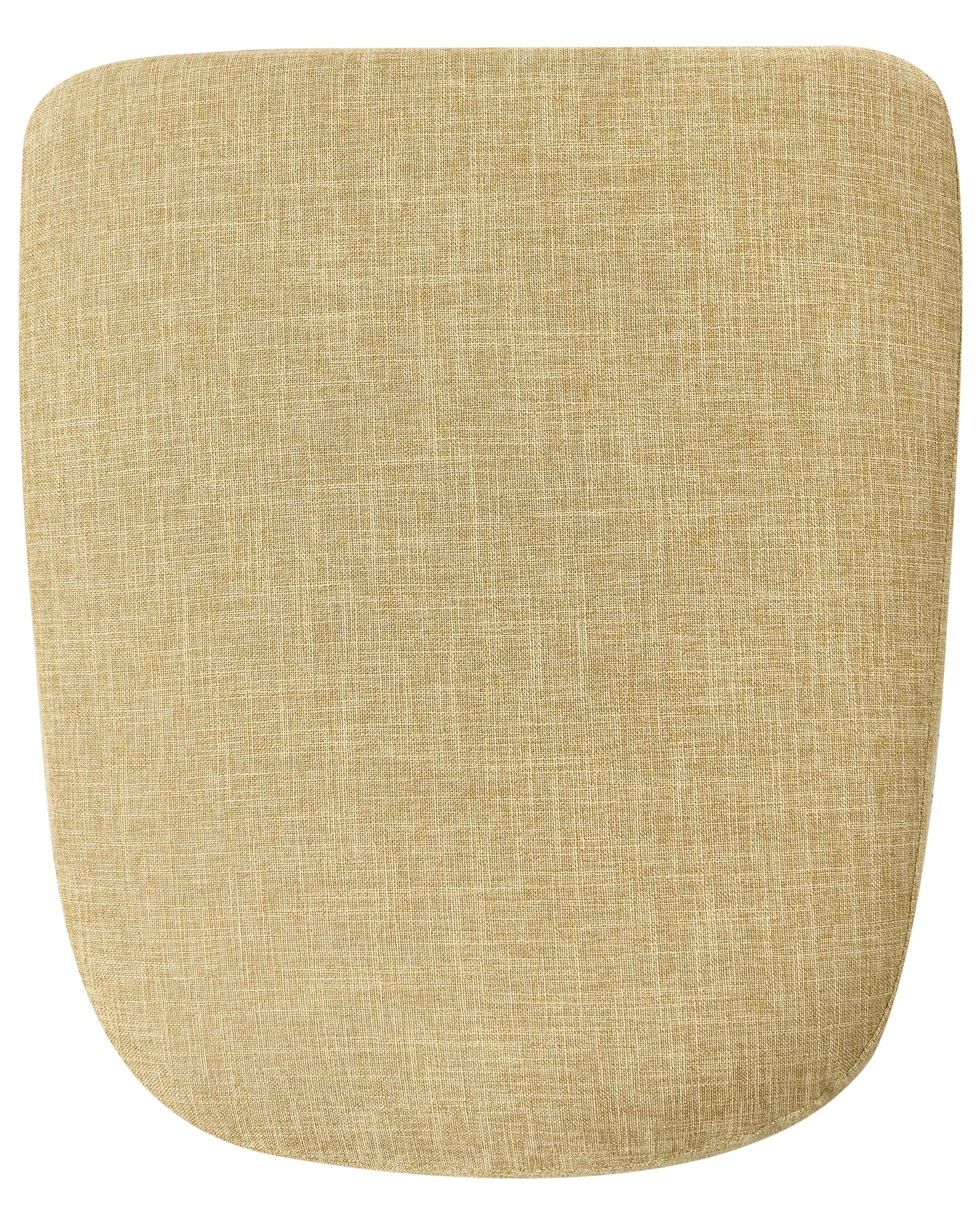 Rocking Chair ARRIE Fabric Yellow
