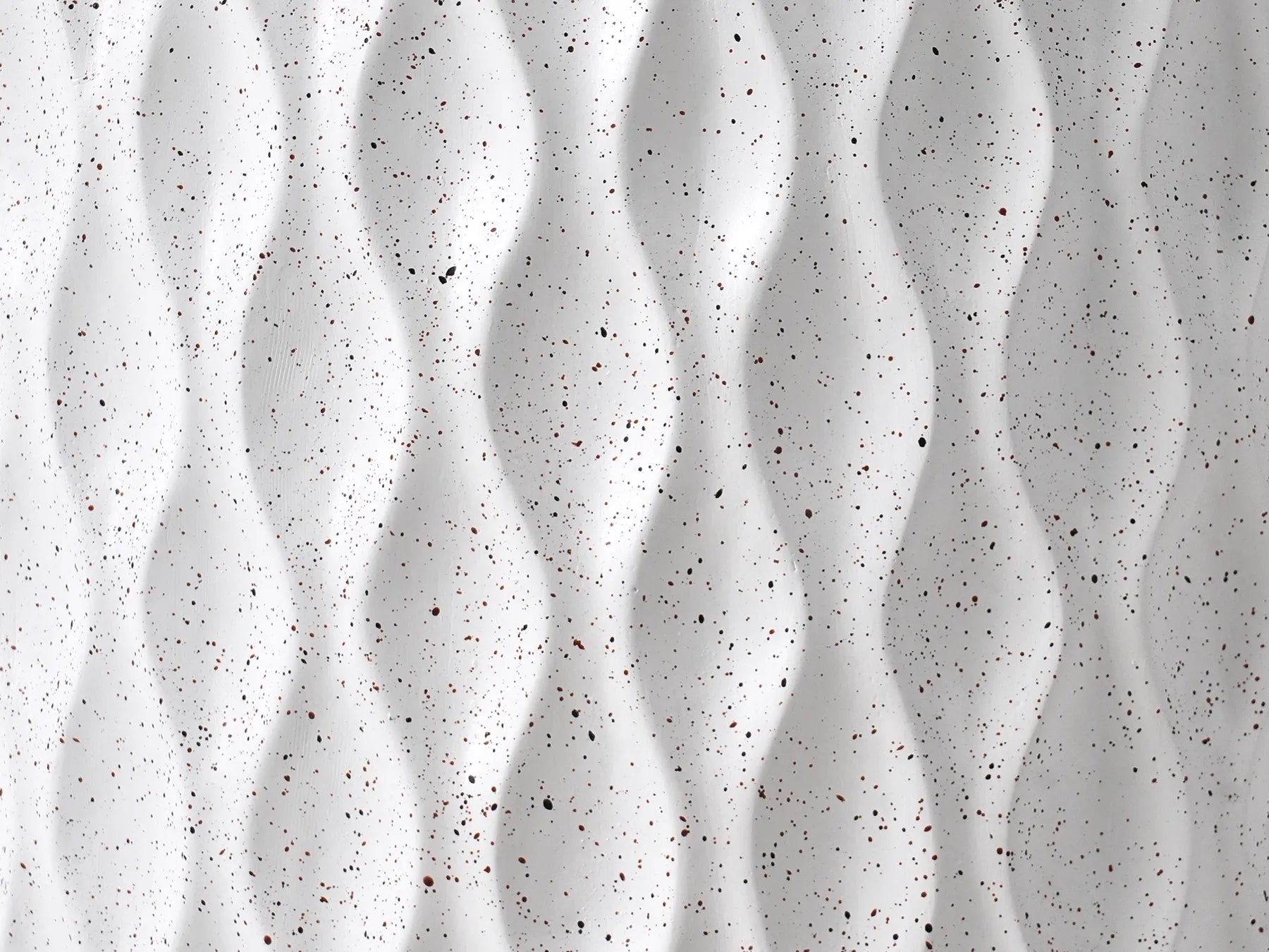 Side Table ANTELAO 37 cm 37 cm Terrazzo Effect White Terrazzo