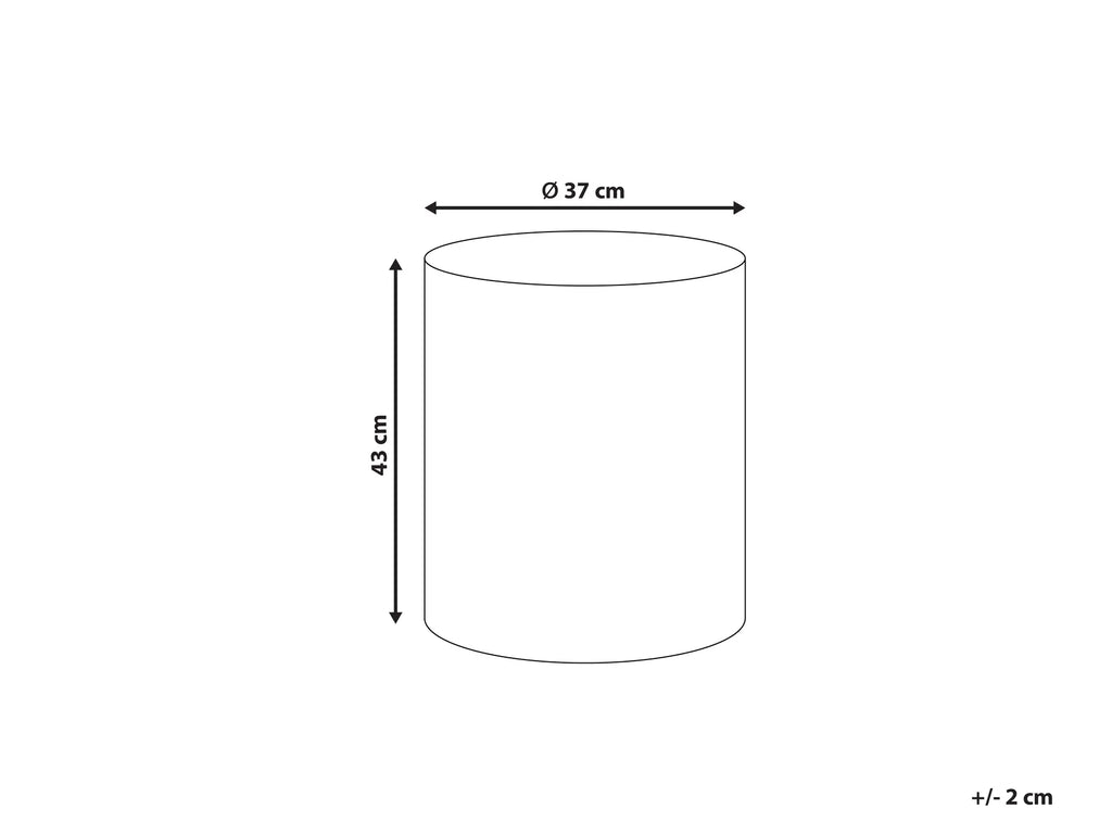Side Table ANTELAO 37 cm 37 cm Terrazzo Effect White Terrazzo