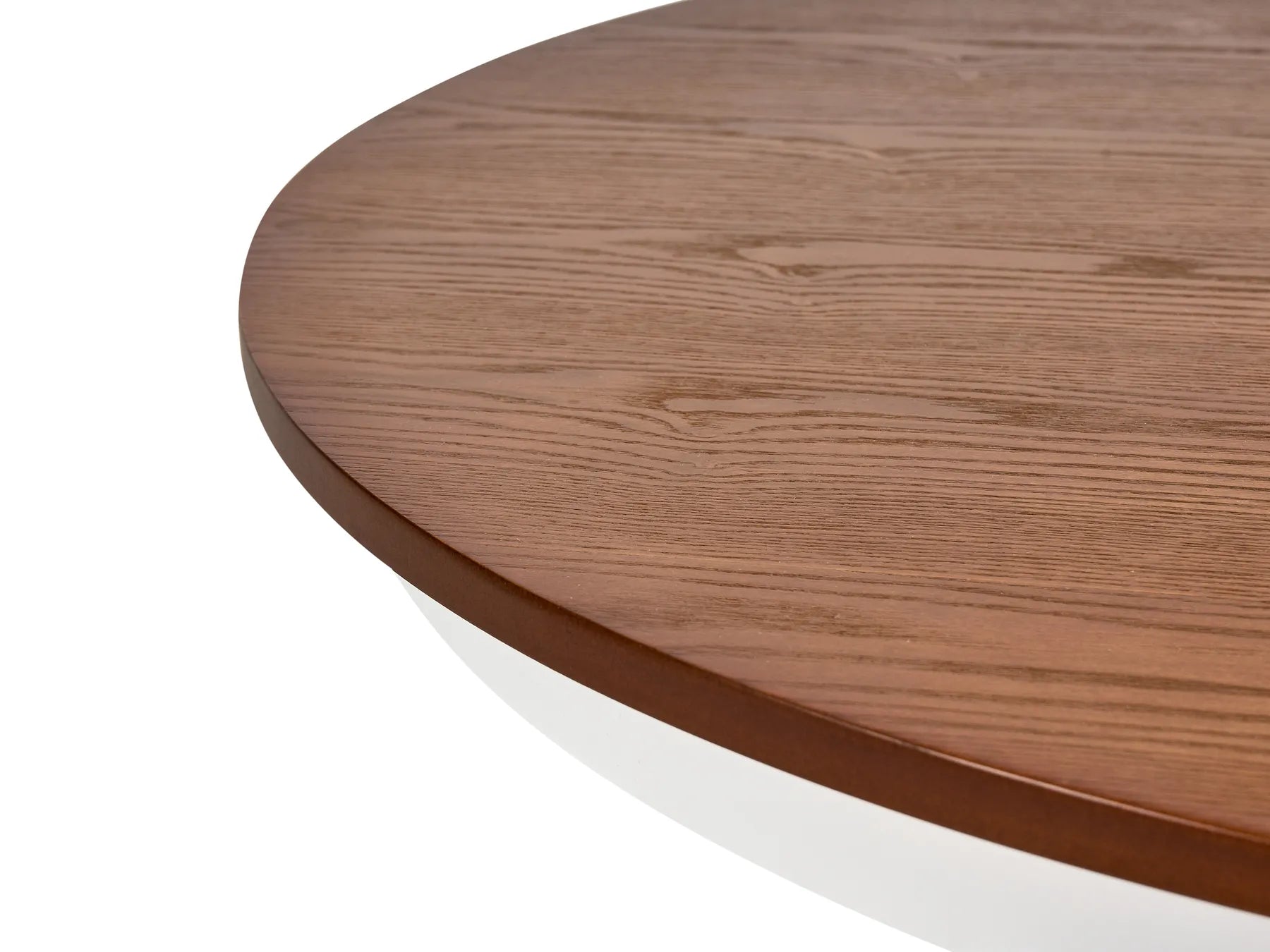 Dining Table AKRON Brown Ash Wood 100 cm 100 cm Wood
