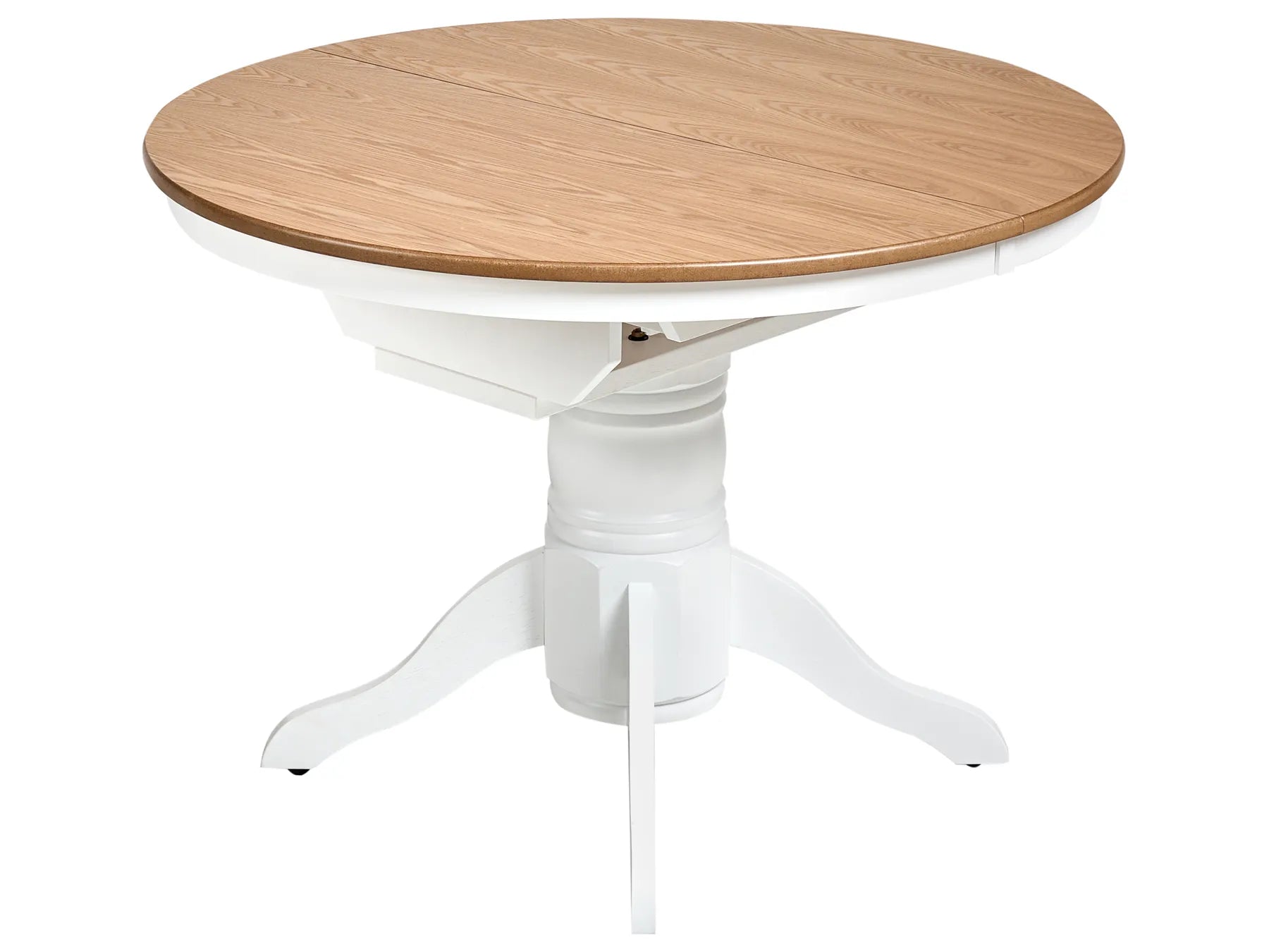 Extending Dining Table AKRON Light Ash Wood 106/150 cm 106 cm Wood