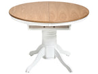 Extending Dining Table AKRON Light Ash Wood 106/150 cm 106 cm Wood