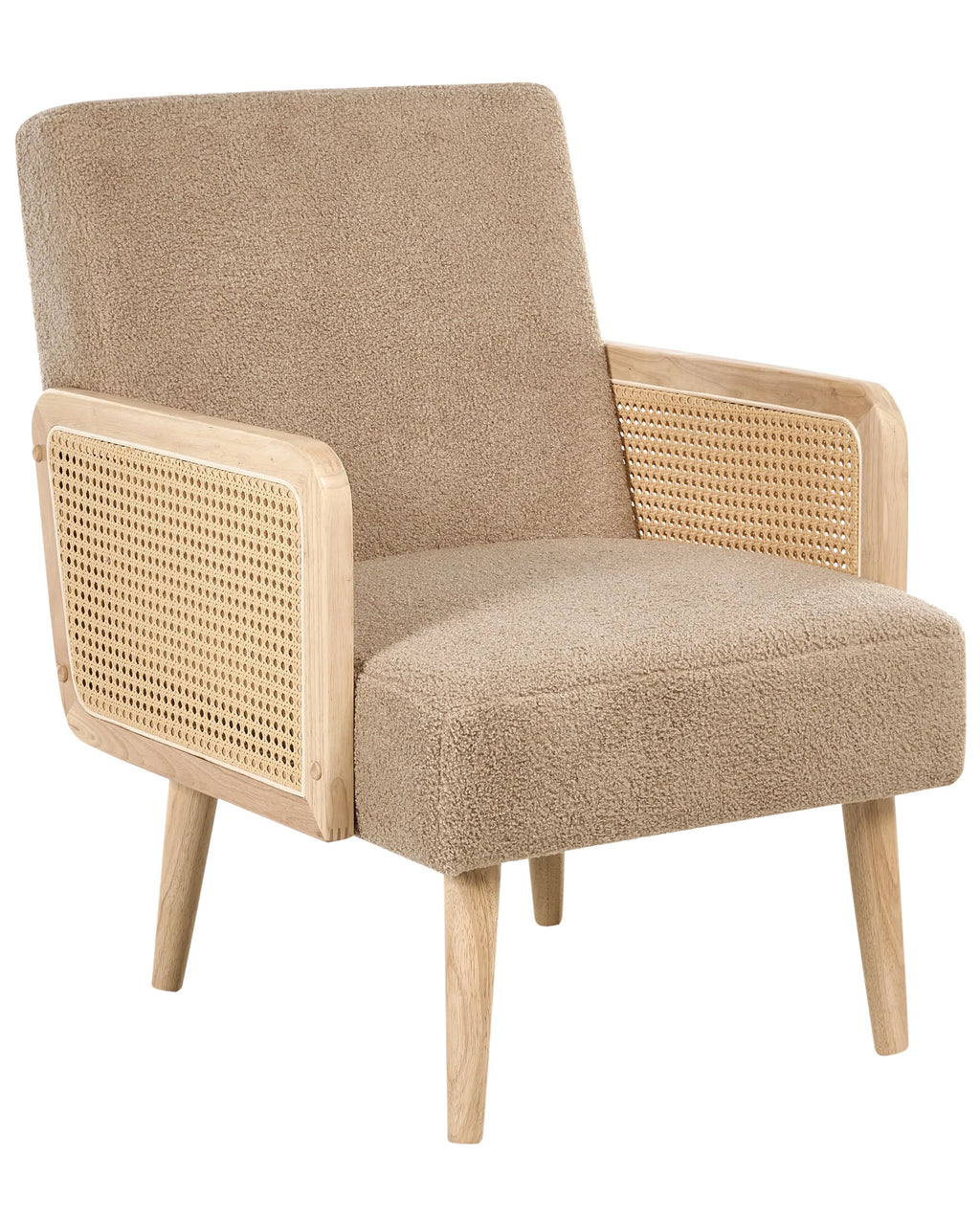 Armchair HOJBY Boucle Sand Beige