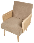 Armchair HOJBY Boucle Sand Beige