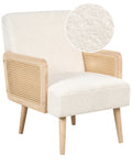 Armchair HOJBY Boucle Off-White