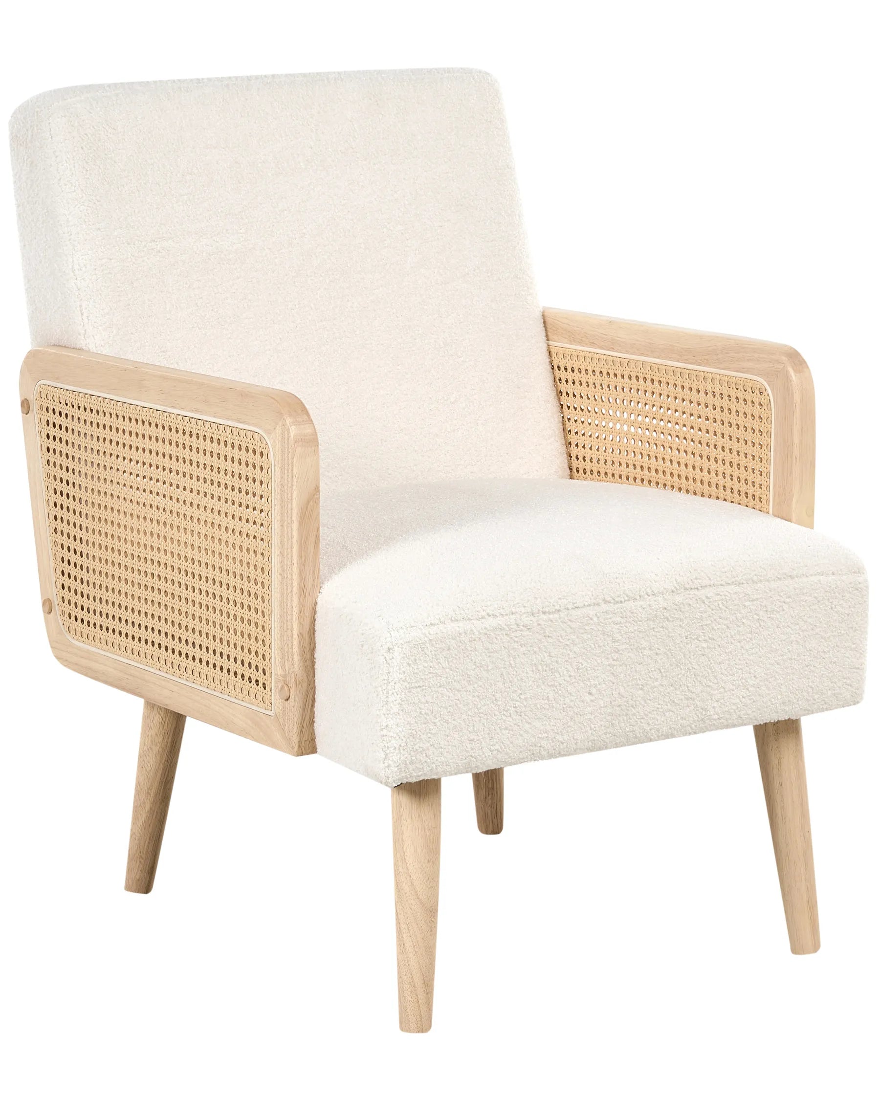 Armchair HOJBY Boucle Off-White