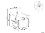 Armchair HOJBY Boucle Off-White