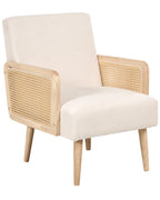 Armchair HOJBY Fabric Light Beige