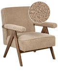 Armchair EVJE Boucle Sand Beige