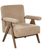 Armchair EVJE Boucle Sand Beige