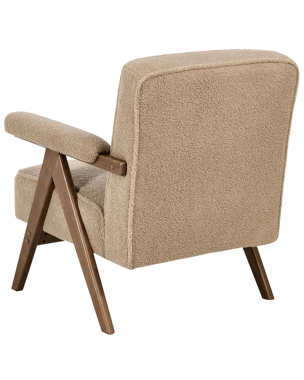 Armchair EVJE Boucle Sand Beige