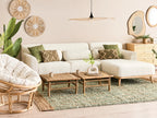 Garden Coffee Table CERRETO 55 cm 64 cm Bamboo Brown