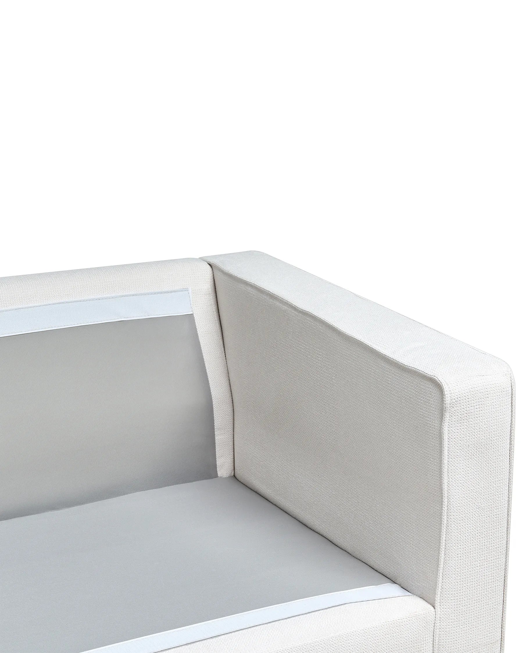 Armchair SAVALEN Fabric Off-White
