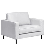 Armchair SAVALEN Fabric Light Grey