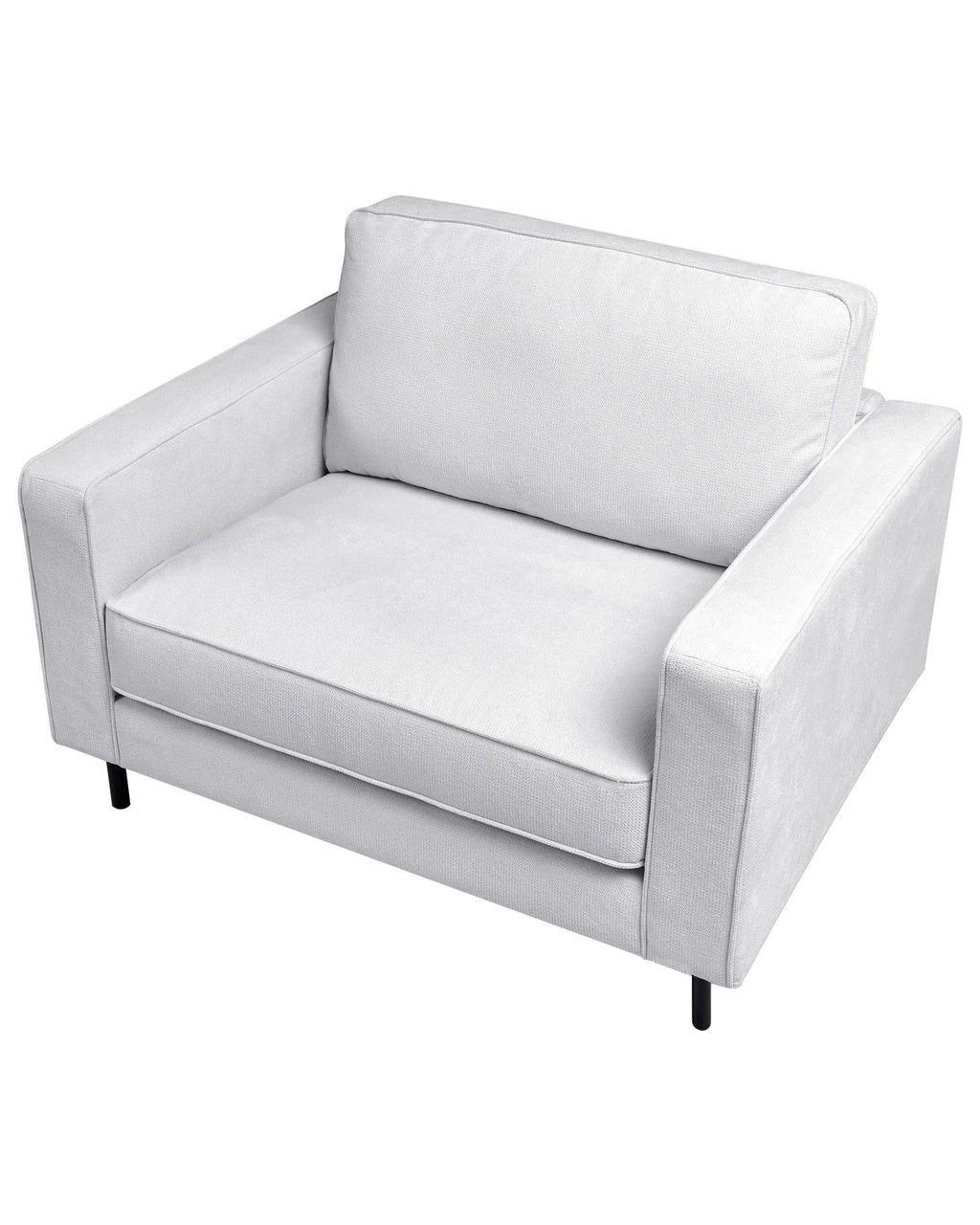 Armchair SAVALEN Fabric Light Grey