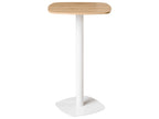Bar Table MORELLA Light Brown/ White 60 cm 60 cm