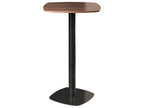 Bar Table MORELLA Black/ Dark Brown 60 cm 60 cm