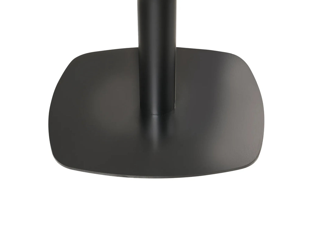 Bar Table MORELLA Black/ Dark Brown 60 cm 60 cm