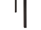 Dining Table LAVOS Black 120 cm 80 cm Tempered Glass