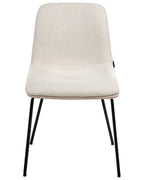 Set of 2 Dining Chairs LORIDA Fabric Beige
