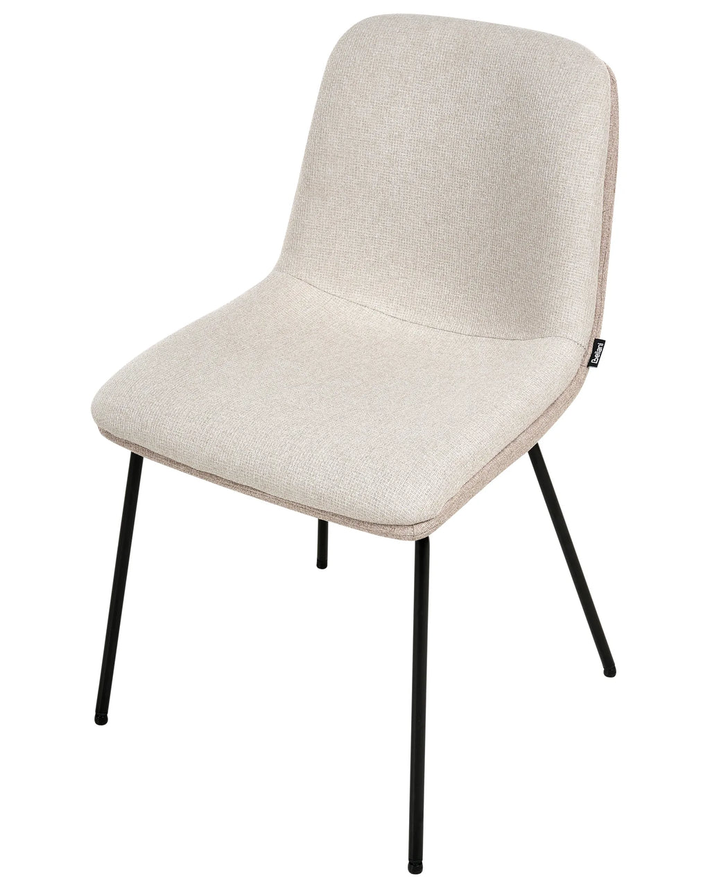 Set of 2 Dining Chairs LORIDA Fabric Beige