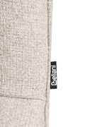 Set of 2 Dining Chairs CARVER Fabric Beige