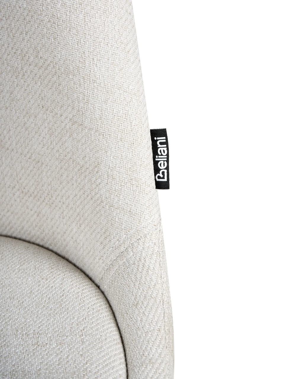 Set of 2 Dining Chairs HEDLEY Fabric Light Beige