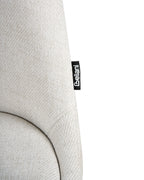 Set of 2 Dining Chairs HEDLEY Fabric Light Beige