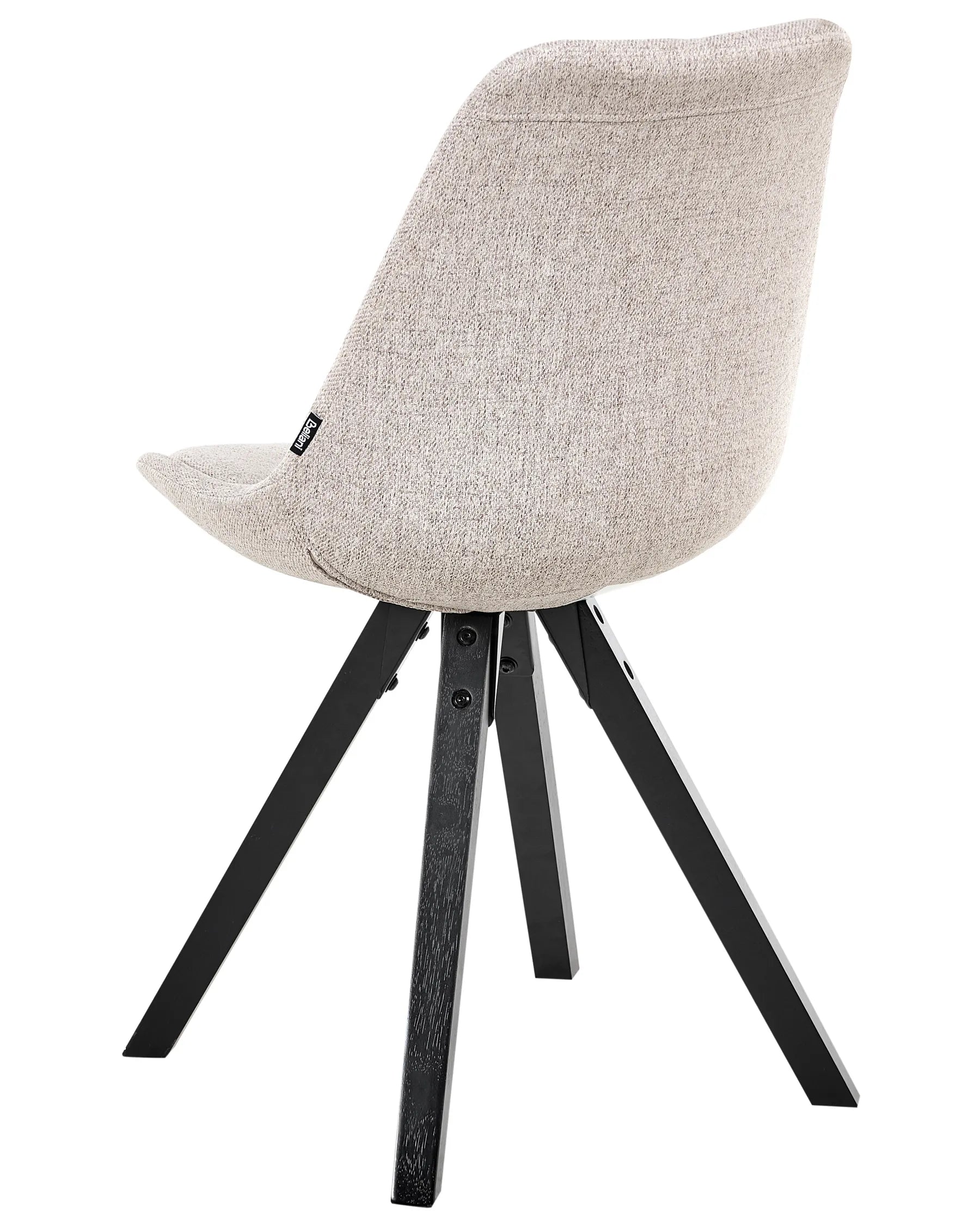 Set of 2 Dining Chairs HEDLEY Fabric Beige