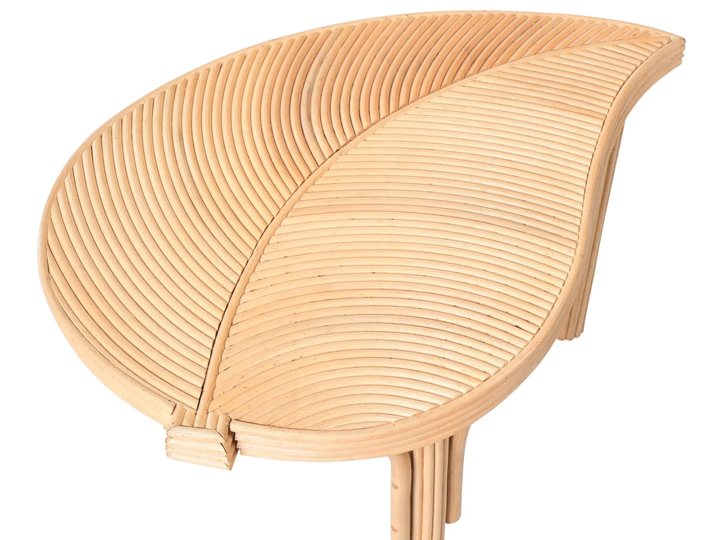 Set of 3 Coffee Tables PARALIA Rattan Natural