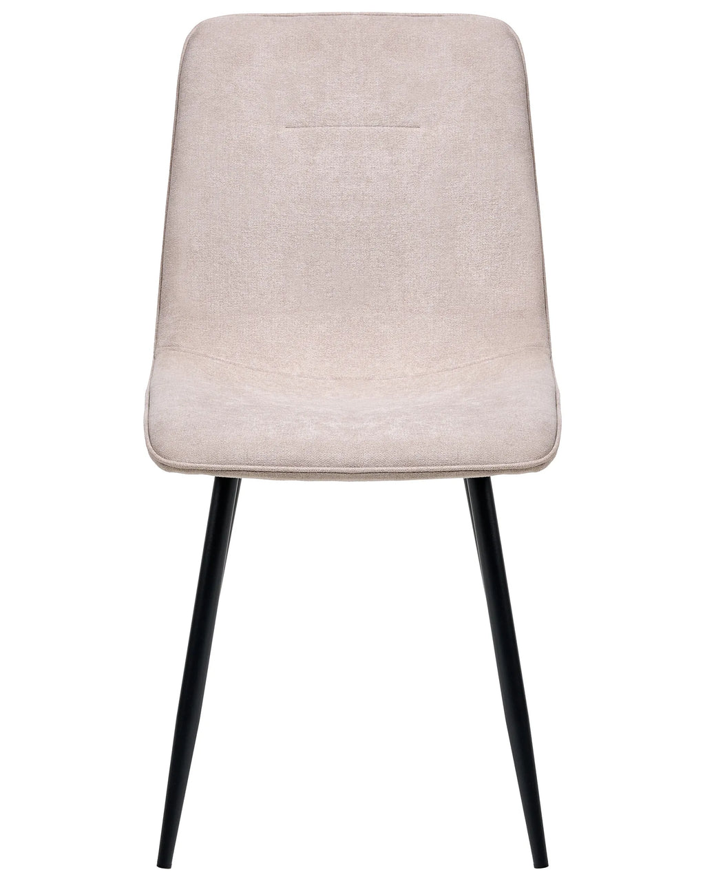 Set of 4 Dining Chairs TUSCOLA Fabric Beige