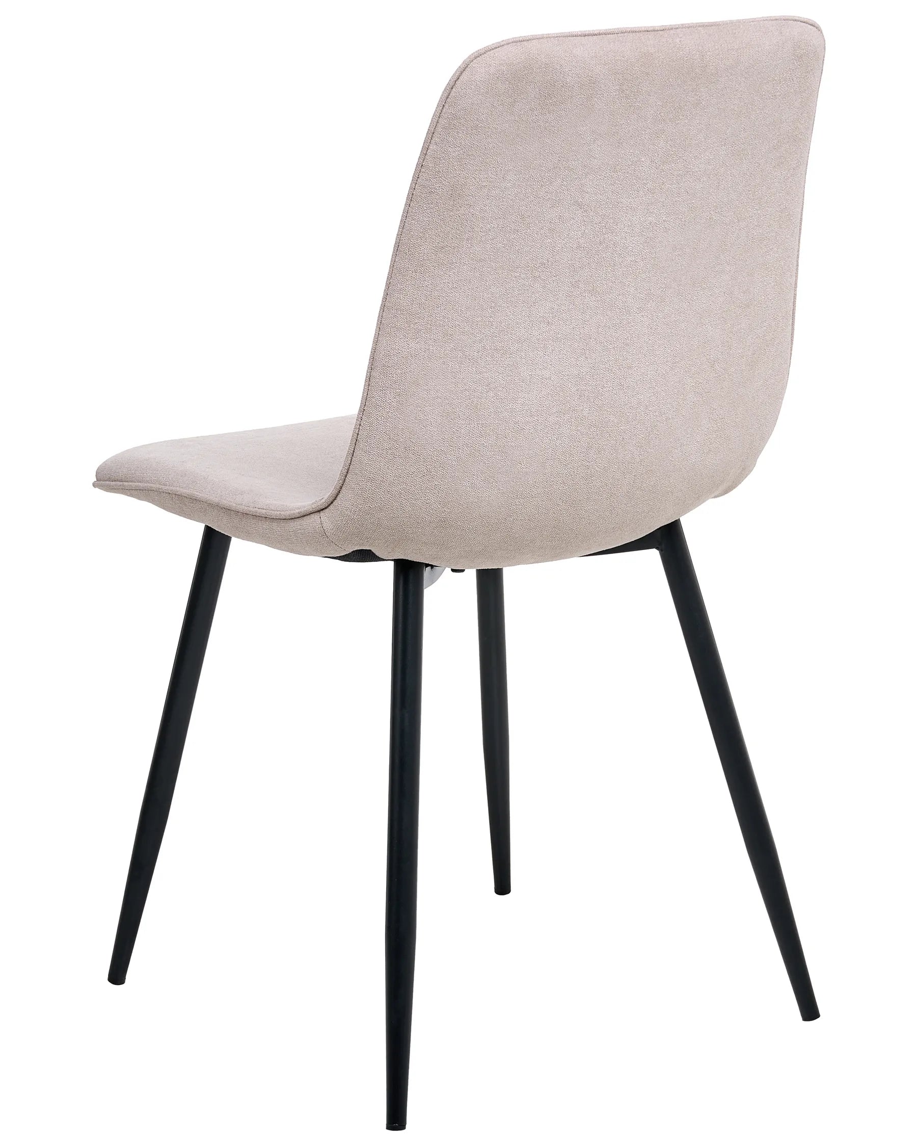 Set of 4 Dining Chairs TUSCOLA Fabric Beige