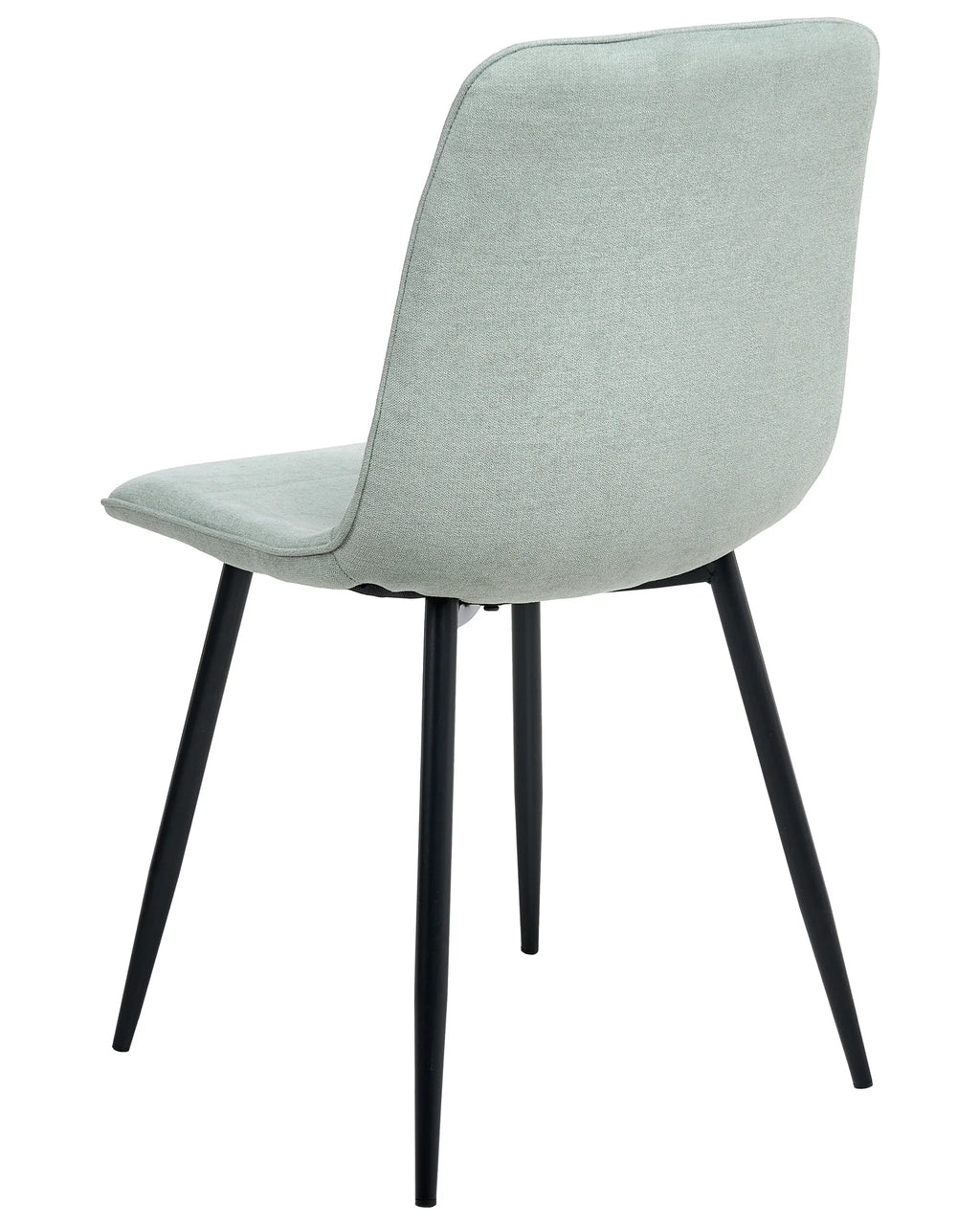 Set of 4 Dining Chairs TUSCOLA Fabric Light Green