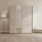 Weyma 150cm Cashmere Sliding Door Wardrobe