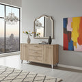 Santino Sonoma Oak Effect Large Wide 2 Door / 3 Drawer Sideboard