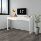 Kuba Arctic White Desk With Drawers