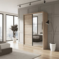 Navara Oak Effect Sliding Door Wardrobe 166cm