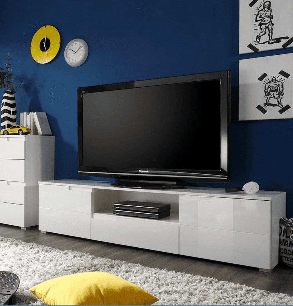 Santino White High Gloss TV Cabinet